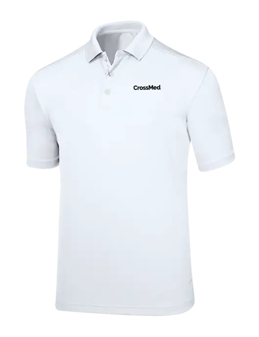 Callaway Core Bright White Performance Polo w/CrossMed Logo