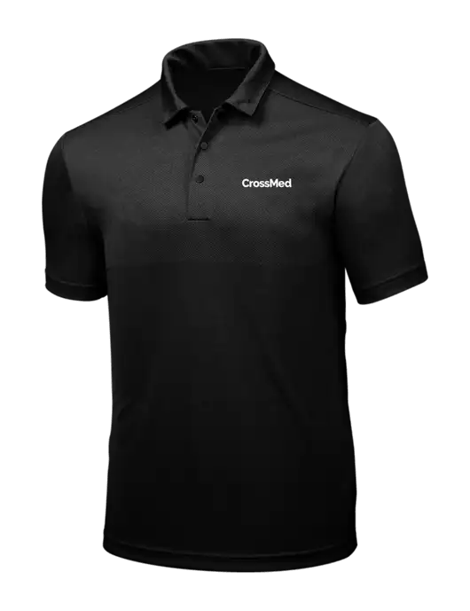 OGIO BlackTop Heather Surge Polo w/CrossMed Logo