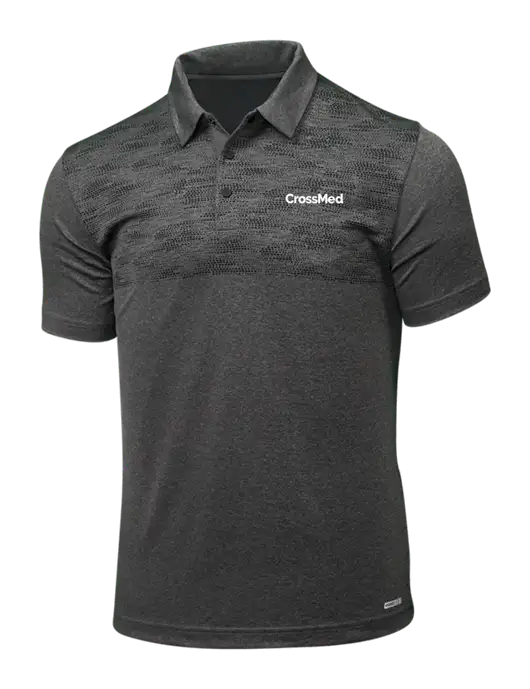 OGIO Dark Heather Grey Gravitate Polo w/CrossMed Logo