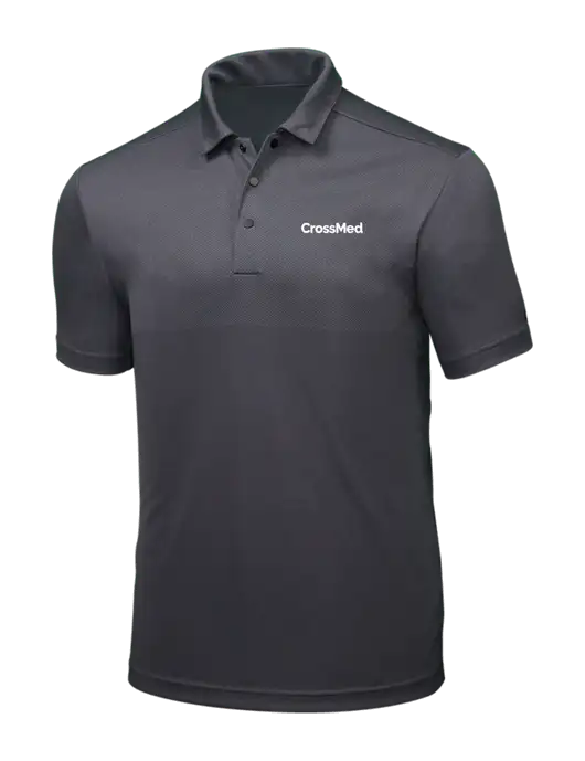 OGIO Dark Grey Heather Surge Polo w/CrossMed Logo