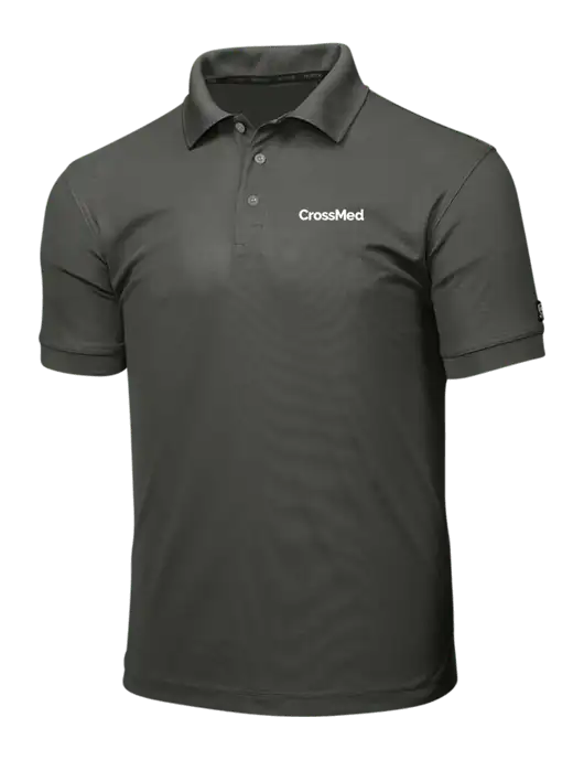 OGIO Medium Grey Caliber 2.0 Polo w/CrossMed Logo