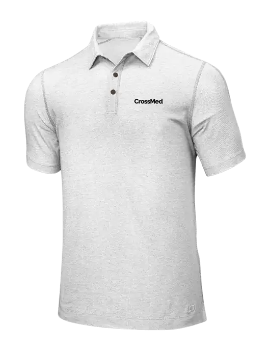 OGIO White ONYX Polo w/CrossMed Logo